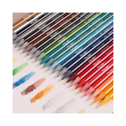 Lápices de colores acuarelables todo mina Set de 24 - MILAN