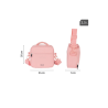 Lonchera Térmica Porta Alimentos De 3,5L + 3 Fiambreras (Rosa) - MILAN