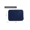 Funda Ordenador Portátil 14 Pulgadas Semirrígida (Azul) - MILAN
