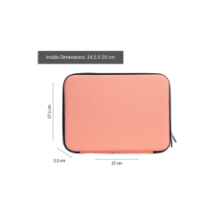 Funda Ordenador Portátil 14 Pulgadas Semirrígida (Rosa) - MILAN