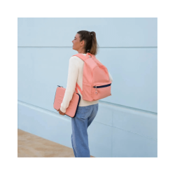 Funda Ordenador Portátil 14 Pulgadas Semirrígida (Rosa) - MILAN