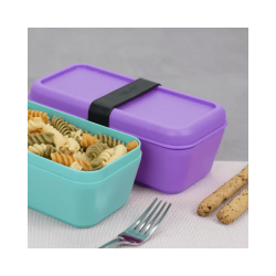 Táper Fiambrera Rectangular 0,75L lila - MILAN