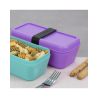 Táper Fiambrera Rectangular 0,75L lila - MILAN