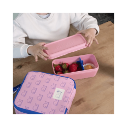 Táper Fiambrera Rectangular 0,75L Rosa - MILAN