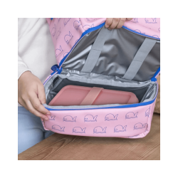 Táper Fiambrera Rectangular 0,75L Rosa - MILAN