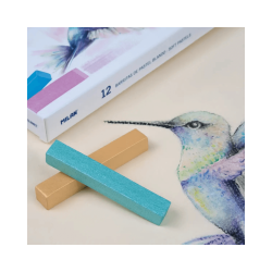 Barritas (tizas) Soft pastel metalizadas Set De 12 - MILAN