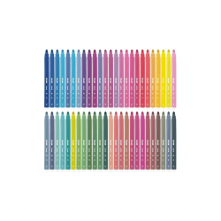 Maletín 50 Rotuladores De Colores Punta Cónica - MILAN