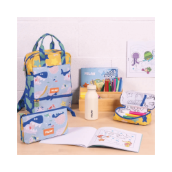 Estuche Portatodo 5 Compartimentos Serie Especial Blue Odyssey - MILAN