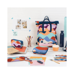 Estuche Escolar Portatodo Ovalado Semirrígido - MILAN