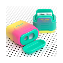 Sacapuntas (Tajador) Doble COMPACT Sunset - MILAN