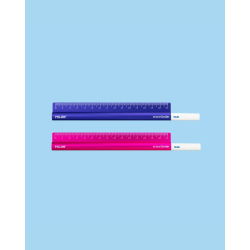 Regla Metálica Eraser&ruler 15 cm Serie Acid