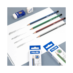 Lápiz De Grafito B Triangular - MILAN