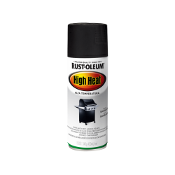 Aerosol Alta Temperatura, Semi Brillante Negro, RUST-OLEUM