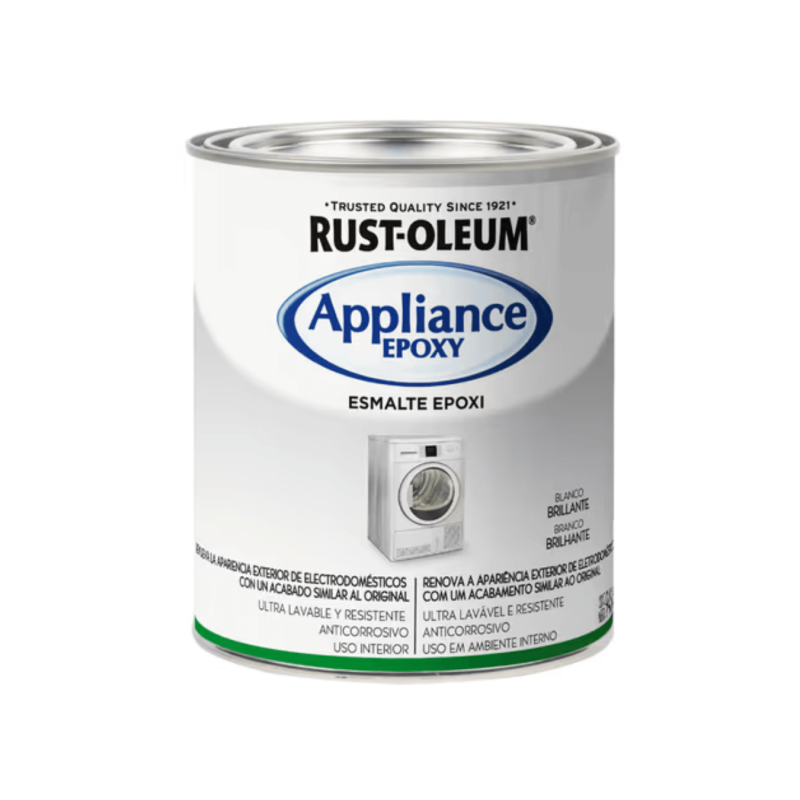 Esmalte epoxi  blanco brillante 946ML, RUST OLEUM