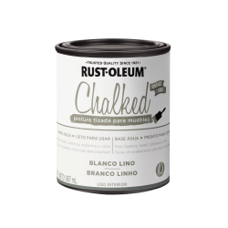 Pintura Brochable Tizada Blanco Lino - Rust Oleum Chalked