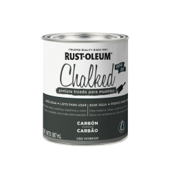 Pintura Brochable Tizada Gris Carbón - Rust Oleum Chalked