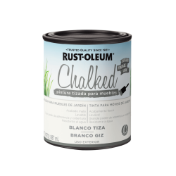 Pintura Brochable Tizada Blanco Tiza - Rust Oleum Chalked