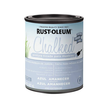 Pintura Brochable Tizada Azul Amanecer - Rust Oleum Chalked