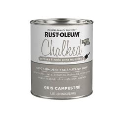 Pintura Brochable Tizada Gris Campestre - Rust Oleum Chalked