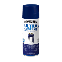 Pintura En Aerosol Azul Tinta Satinado - Rust Oleum Ultra Cover 2X