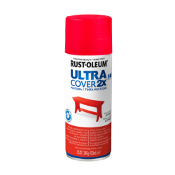 Pintura En Aerosol Rojo Amapola Satinado - Rust Oleum Ultra Cover 2X