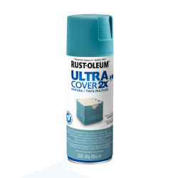 Pintura En Aerosol Turquesa Satinado - Rust Oleum Ultra Cover 2X
