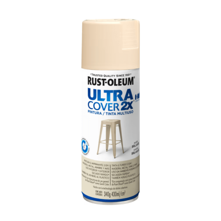 Pintura En Aerosol Marfil Brillante - Rust Oleum Ultra Cover 2X