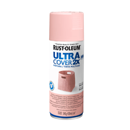 Pintura En Aerosol Rosa Claro Brillante - Rust Oleum Ultra Cover 2X