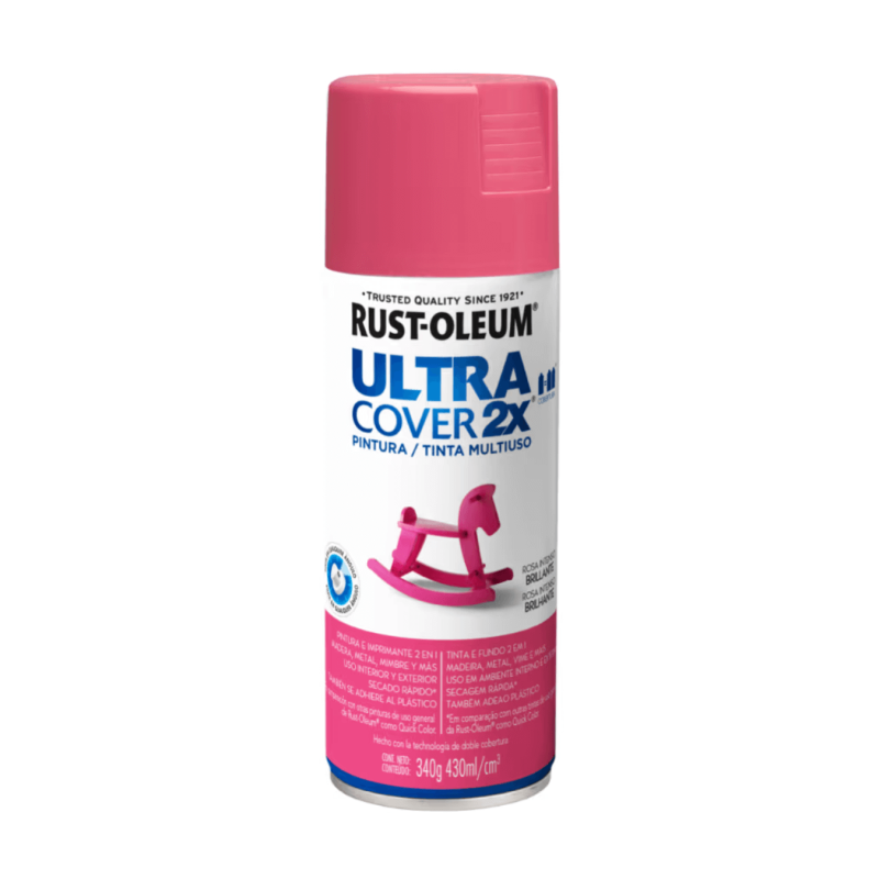 Pintura En Aerosol Blanco Rosa Intenso - Rust Oleum Ultra Cover 2X