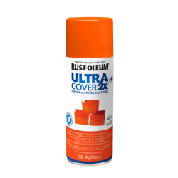 Pintura En Aerosol Naranja Brillante - Rust Oleum Ultra Cover 2X