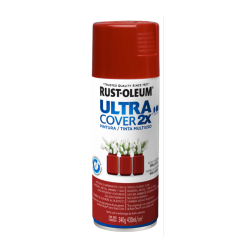 Pintura En Aerosol Rojo Colonial Brillante - Rust Oleum Ultra Cover 2X