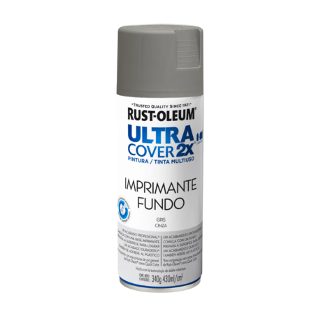 Imprimante En Aerosol Gris Mate - Rust Oleum Ultra Cover 2X