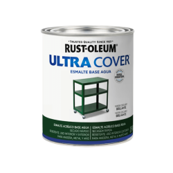 Esmalte Al Agua Brochable Verde Oscuro Brillante - Rust Oleum Ultra Cover 2X