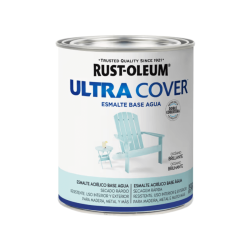 Esmalte Al Agua Brochable Oceano Brillante - Rust Oleum Ultra Cover 2X