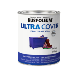 Esmalte Al Agua Brochable Uva Brillante - Rust Oleum Ultra Cover 2X