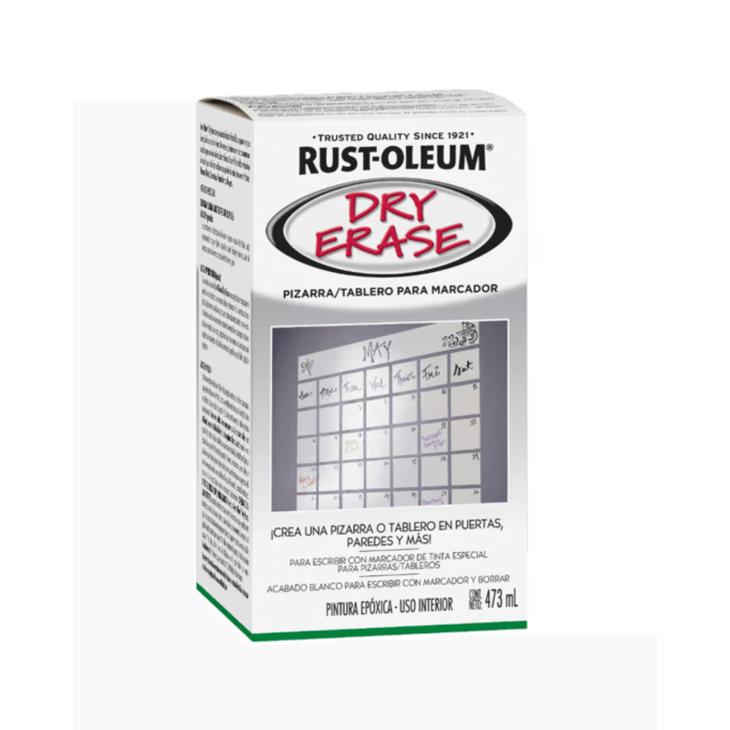 Kit de Pintura Para Pizarrón Blanco - Rust Oleum Dry Erase