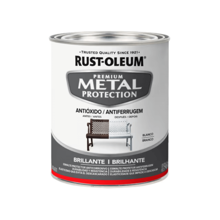 Esmalte Para Metal, Blanco Brillante - Rust Oleum Metal Protection