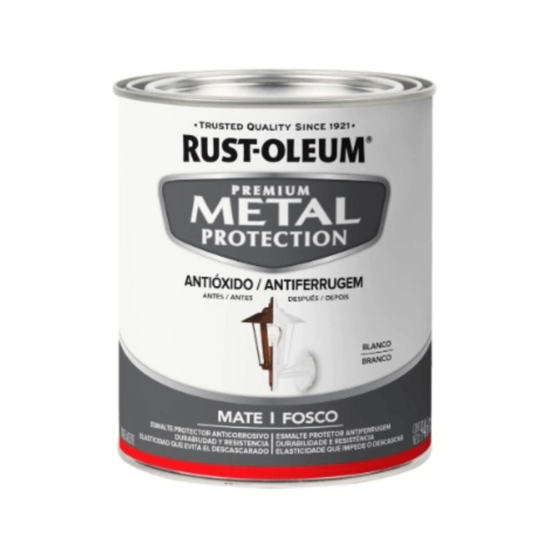 Esmalte Para Metal, Blanco Mate - Rust Oleum Metal Protection