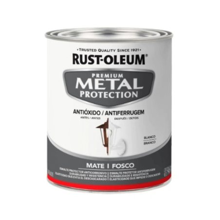 Esmalte Para Metal, Blanco Mate - Rust Oleum Metal Protection