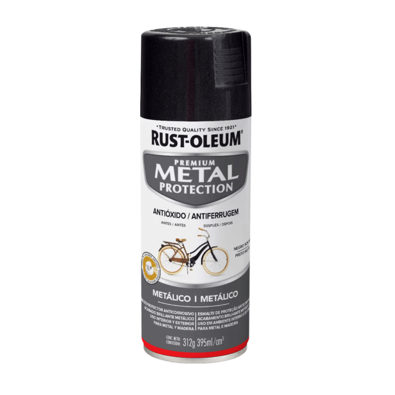 Aerosol Para Metal, Negro Noche Metálico - Rust Oleum Metal Protection