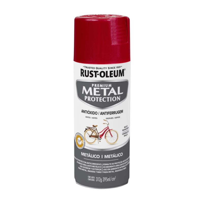 Aerosol Para Metal, Rojo Manzana Metálico - Rust Oleum Metal Protection