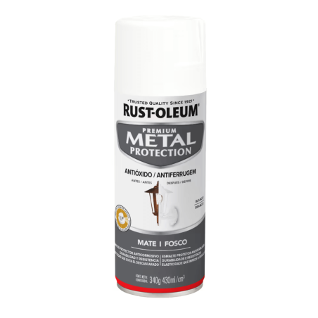 Aerosol Para Metal, Blanco Mate - Rust Oleum Metal Protection