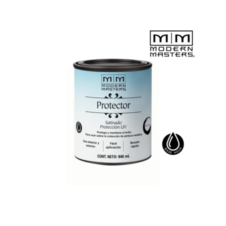 Protector de Pintura Transparente Satinado - Rust Oleum Modern Masters