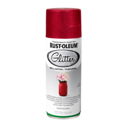 Aerosol Con glitter Brillantina Rojo - Rust Oleum Glitter