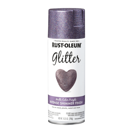 Aerosol Con glitter Brillantina Púrpura Multicolor - Rust Oleum Glitter