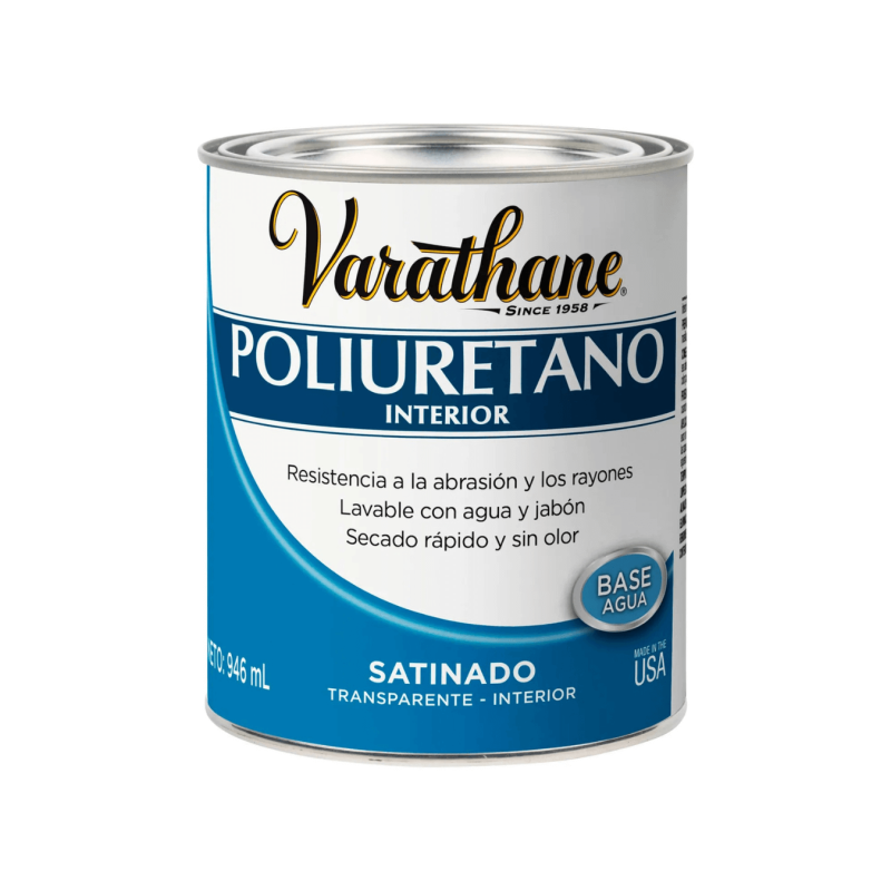 Barniz De Poliuretano Para Interior Satinado - Rust Oleum Varathane