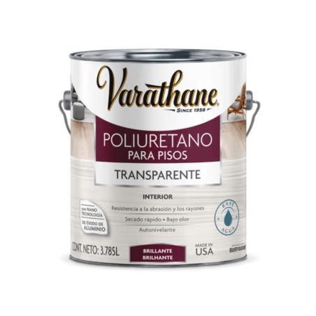Barniz De Poliuretano Para Pisos De Madera Brillante - Rust Oleum Varathane