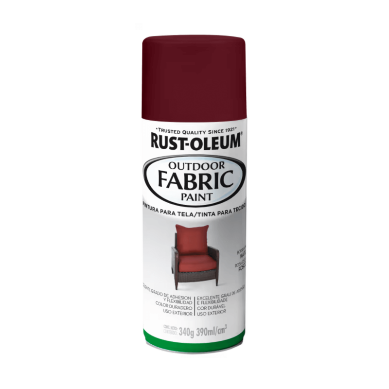 Pintura En Aerosol Para Tela Borravino Mate - Rust Oleum Fabric