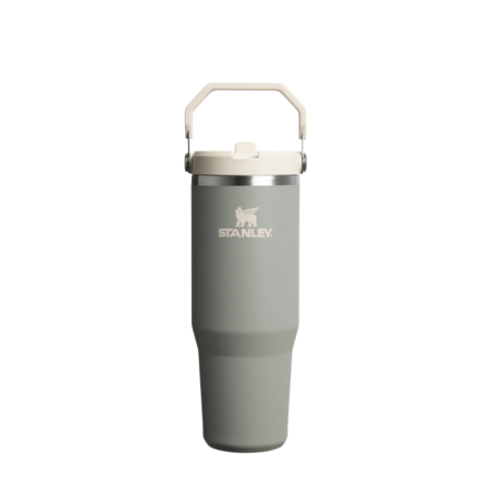 Termo Flip Straw Tumbler 890 ml Sage Grey - Stanley
