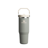 Termo Flip Straw Tumbler 890 ml Sage Grey - Stanley